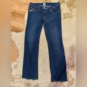 True Religion blue flare women jeans size 28 GUC